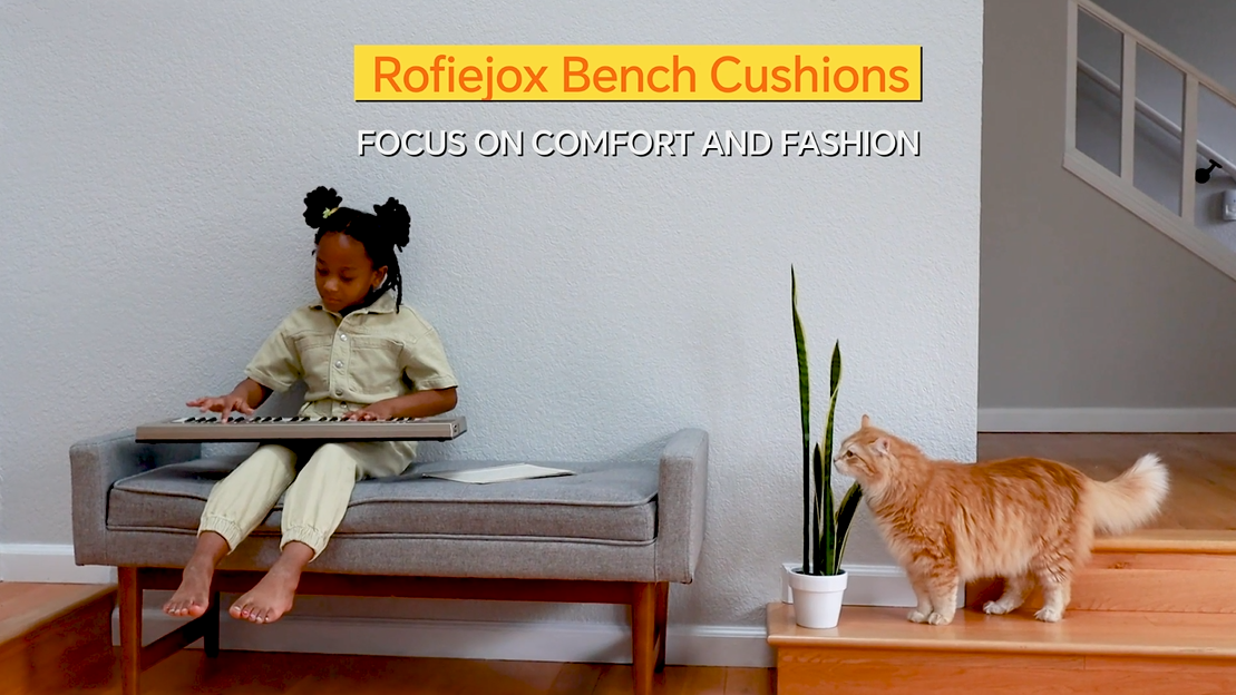 Amazon.com : ROFIEJOX Custom Bench Cushion - Custom Cushions Size
